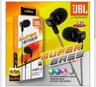 Handset / Headset / HF EarPods / HiFi Handsfree Earphone JBL J-21 ORIGINAL BY HARMAN FULL BASS+ SUPER MEGABIGBAS