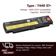 (ส่งฟรี ประกัน 1 ปี) แบตเตอรี่ โน๊ตบุ๊ค Compatible with IBM Thinkpad ThinkPad T440p T450p T540p L440