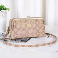 Fashion elegant coach sling long wallet leather bag for women on today