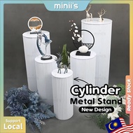MINIIS Round Cylinder Stand Decoration Stand Metal Display Stand Cylinder deco stand For Birthday De
