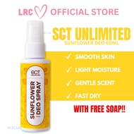 SCT Unlimited Sunflower Deo Spray 60ml 120ml Fresh Deo Mist Whitening Anti Odor Underarm Care Spray
