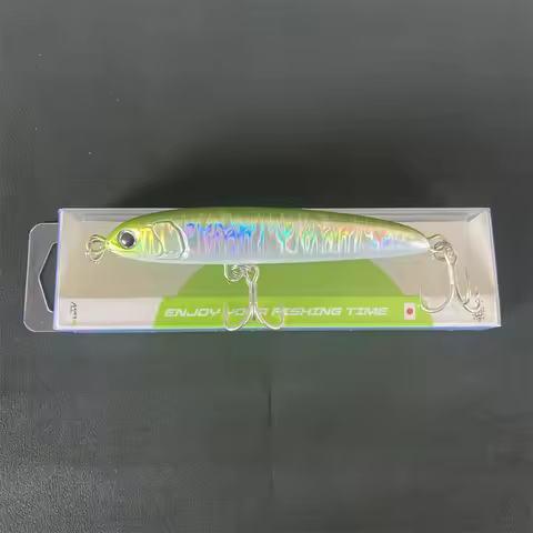 LURETV Japan Maria Same Style Maria Rerise Sea Fishing Sinking Pencil 105S Blue Gan Yellow Boni Gold