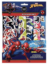 Marvel Spider-Man 蜘蛛俠  Sticker Set 貼紙簿 | 5張 | 獎勵貼紙｜ 封口貼｜平行進口