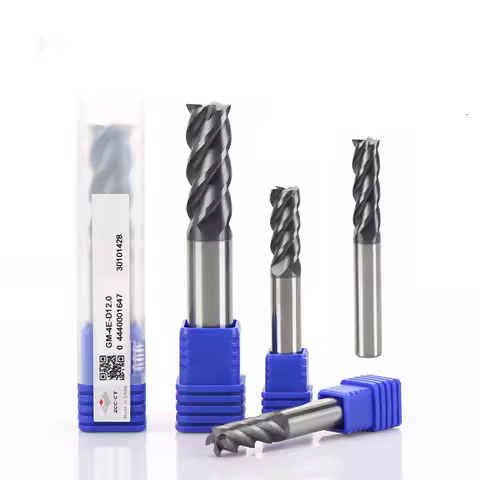 100% Original GM 4E GM-4E D1.0 D1.5 D10 D11 D12 D14 D16 D18 D2.5 D3.0 Tungsten Steel Alloy End Mill 
