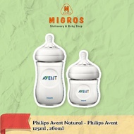 Philips Avent Natural Milk Bottle 125ml, 260ml - Philips Avent