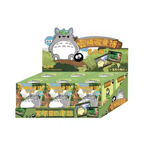 Anime Totoro Blind Box Hayao Miyazaki Fairy Tale Elves Mysterious Box Anime Model Kids Birthday Gift