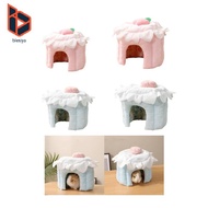 [Blesiya] Hamster House Guinea Pig Cartoon Chinchilla Guinea Pig Habitat House Cage House for Chinch