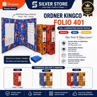 Kingco 401 Papua Batik Folio Folder Thick Laminating Document Archive Binder