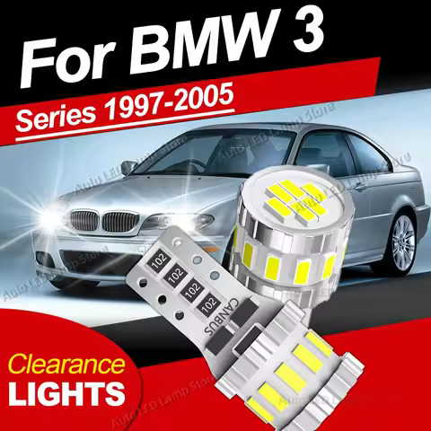 2pcs LED Clearance Light Lamp W5W T10 For BMW 3 Series E46 Sedan Touring Coupe Compact 1997 1999 200