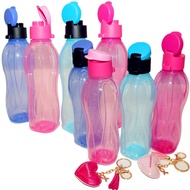RANDOM: Tupperware Flip Tip 750ml Eco Bottles Water bottles BPA FREE/ name tag/keychain botol air murah botol Tupperware