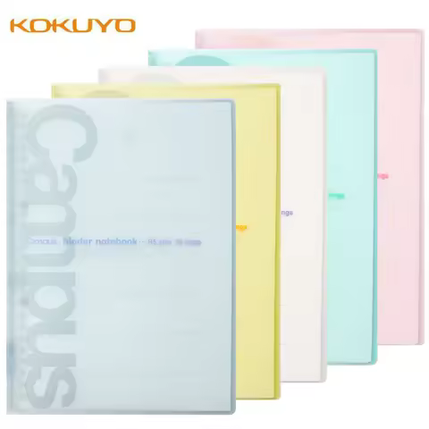 Japan KOKUYO Campus Loose-leaf Soft Cover B5 Thin Notebook with 50 Sheets 5mm Square or Dot Grid Loo