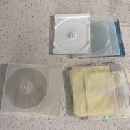 現貨近全新 CD殼 CD盒 光碟盒 硬式 透明 白色 3入 台中20元可面交 直購 VCD盒 婚禮記錄 DVD盒 單片