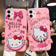 Case for Huawei Nova 3e 2s 3 3i 4 4e 2i 2 Lite 5 5 Pro 6SE 7i Cute Cartoon Hello Kitty Phone Case Phone Cover With Makeup Mirror Holder