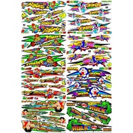 Sticker Honda GL PRO & GL MAX -4 Animated Striping Variations