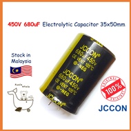 450V 680uF 450V680UF Electrolytic Capacitor Kapasitor Horn 35*50mm JCCON Elco