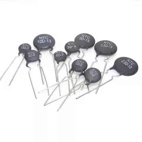 5-20PCS NTC Thermistor 0.7D/1/1.3/1.5/3/5/8/10/12/15/16/20/30/47/120D-5/7/9/11/13/15/20/25 High powe