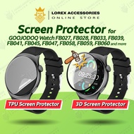 Screen Protector for GOOJODOQ Watch, 3D PMMA Full Cover Film, TPU Soft Tinted (FB060 FB058 FB051 FB0