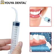 4Pcs Disposable Dental Irrigation Syringe Tip Kit Tooth Irrigation Syringe 12ml
