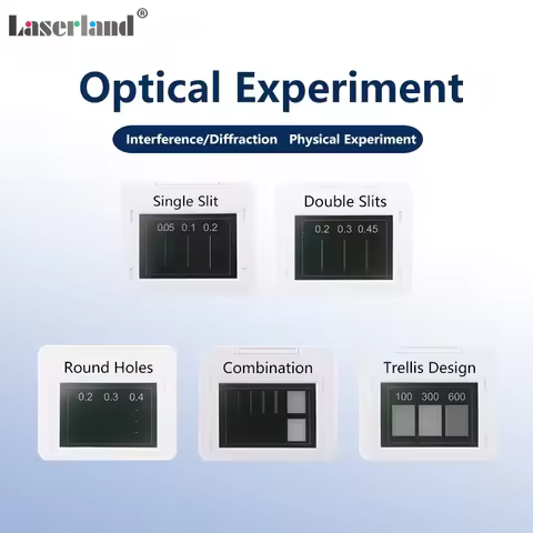 Young's Double-slit Experiment Single Slit/Double Slits Interference Diffraction Grating Sheet Optic