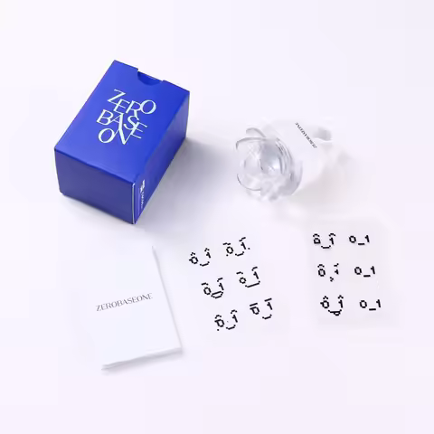 Kpop Idol ZEROBASEONE Mini Light Ring ZB1 Luminous Lightstick Rings（Without battery）