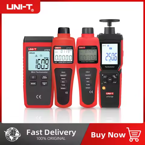 UNI-T UT371 UT372 UT372D UT373 MINI Non-Contact Photoelectric Digital Tachometer Speed Measuring Ins