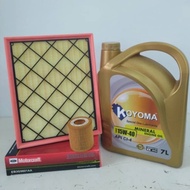 FORD RANGER RAPTOR 2.0 T7 , RANGER T8 OIL FILTER + AIR FILTER + KOYOMA 15W40 CI-4 7LITER ENGINE OIL