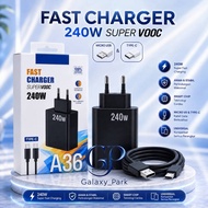 Oppo A36 5G 240W Fast Charging Micro and Type C Charger | Oppo 240w Charger (GLX)