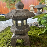 Bluestone antik luar batu tanglung lampu kalsium karbida hiasan landskap taman lampu batu hiasan taman Jepun Jepun baru