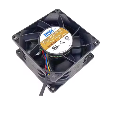 New 80mm High Speed CFM AirFlow DC 12V Dual Ball Bearing PWM Cooling Fan Computer PC,80X80X38mm 1000