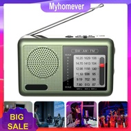 Portable Radio with Rechargeable Battery Earphone FM AM SW Radio Pocket Radio
