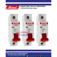 MCB 1P 6A | 10A | 16A | 20A | 25A | 32A Himel