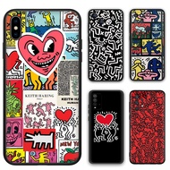 Tpu Phone Casing Redmi 6 6A 6Pro 7 7A 8 8A Phone Case Covers 423T keith haring