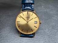 RARE SWISS MADE ENICAR 英納格 包金 原裝靚面 PESEUX.7056 機械上鏈 男裝 手錶 33MM