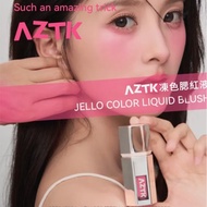 Hot Purchase Xiaohongshu Recommended AZTK Jingzhi Frozen Color Blush Liquid Small Things B AZTK Blus