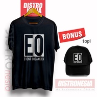 TSHIRT EO T-SHIRT "event organizer" bonus hat free custom name - Event Planner Premium Shirt/ Distro