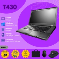 Laptop Lenovo Thinkpad T430 Core i3 i5 i7 Layar 14 Inch Peningkatan Terbaru