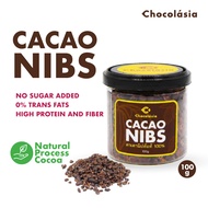 (สินค้าพร้อมส่ง) CHOCOLASIA โกโก้นิบส์ Cacao Nibs (Natural Process) ขนาด 100g  Superfood โกโก้นิบ คาเคานิบส์ คาเคานิบ โกโก้คีโต Cocoa Nib