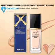 Max Fasfer Liquid Concealer Full Coverage Bb Cream Face 30ml Makeup Foundation Long-lasting F5u3