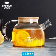 Chinese One Two Cups Teapot Maker Glass 1L BR-384