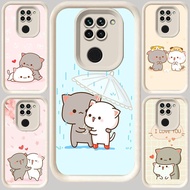 M-9 Chibi Cats White Casing for Xiaomi Redmi Note 9 8 9S Pro Max