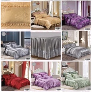 Cadar Pengantin Cotton Silk  with Comforter 7in1 Queen