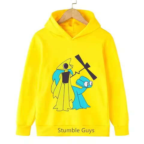 Spring Autumn Kids Roblox Hoodie Rainbow Friends Colorful Print Sweatshirt