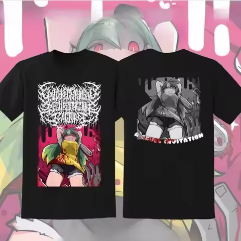 Yandere Chainsaw Factory's Cruel Dead Core Band T-shirt New Album Is Available for Both Men and Wome