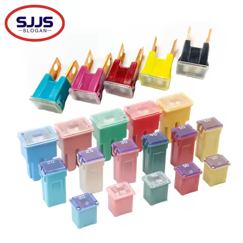 【5-1PCS】PEC LPJ Auto Fuse 32V Connecting Type Fuse 20A 30A 40A 50A 60A 80A 90A 100A 120A Square Car 