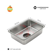 Stainless steel sink for IGT Campingmoon CK-26 table
