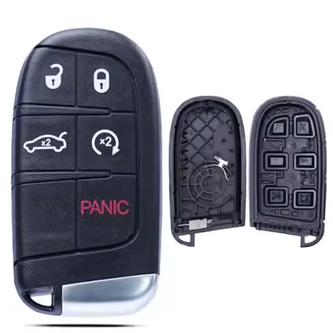 Key Fob Shell Case Replacement Fits for Jeep Grand Cherokee Compass Dodge Dart Durango Journey Chrys