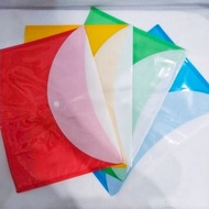 Plastic Button Folder 1 Folder 2 Colors A4