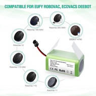 14.4V2800mAhLithium Ion Battery Suitable990 1090 Ecovacs Deebot N79S N89