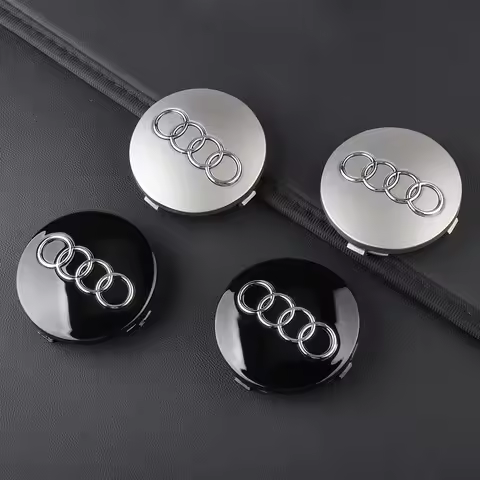 59mm Car Original Wheel Center Cover Hub Cap for Audi Sline Quattro S4 RS5 Q7 R8 S3 8P Q3 A6 A8L Q5 