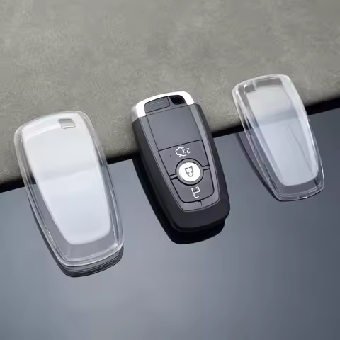 Transparent Car Remote Key Case for Ford Ranger Wildtrak Remote Control Protector for Ford Ranger Wi